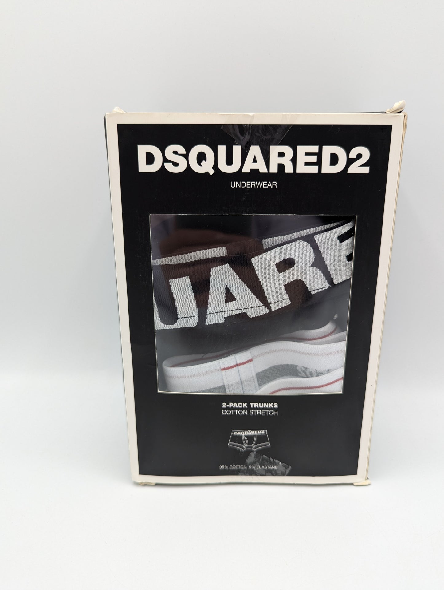 DSQUARED2 2 Pack Boxer Briefs - Black