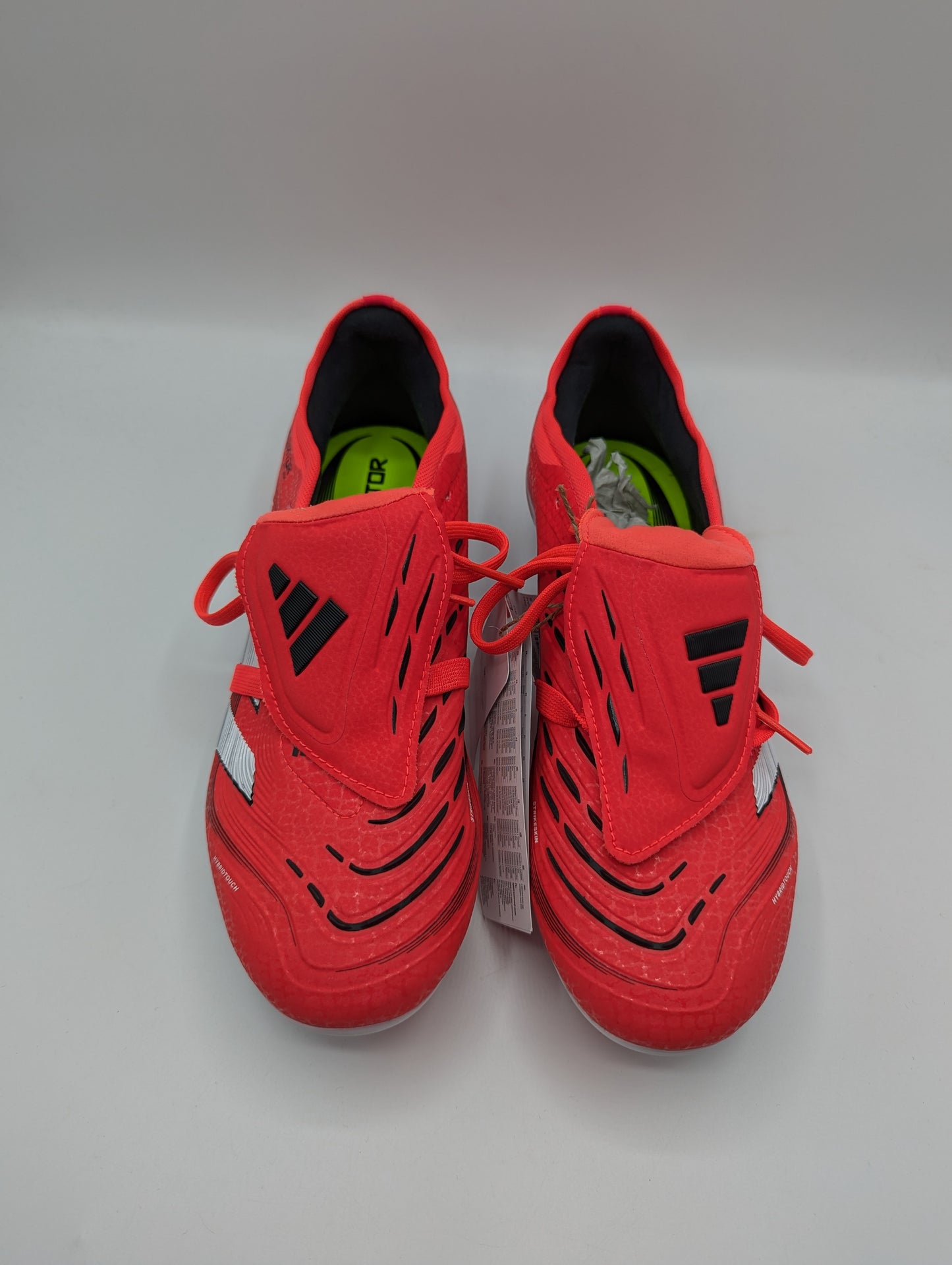 adidas Predator Pro Fold-Over Tongue Firm Ground Football Boots - Red / White