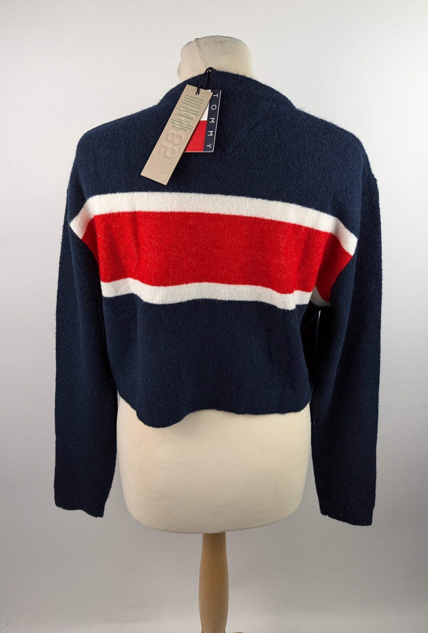 Tommy Jeans Womens Script Sweater - Dark Navy