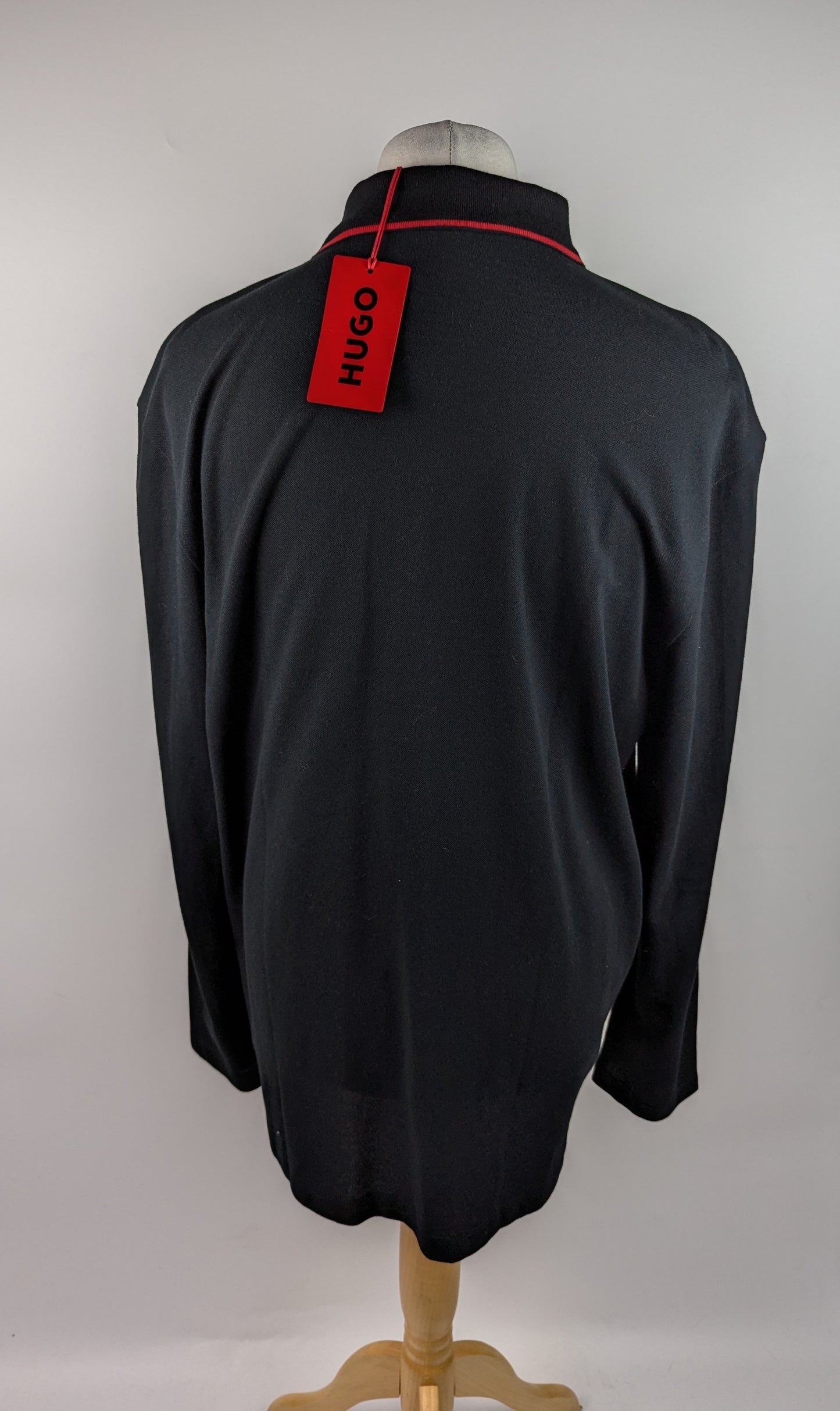 Hugo Derriko Polo Shirt Mens - Black