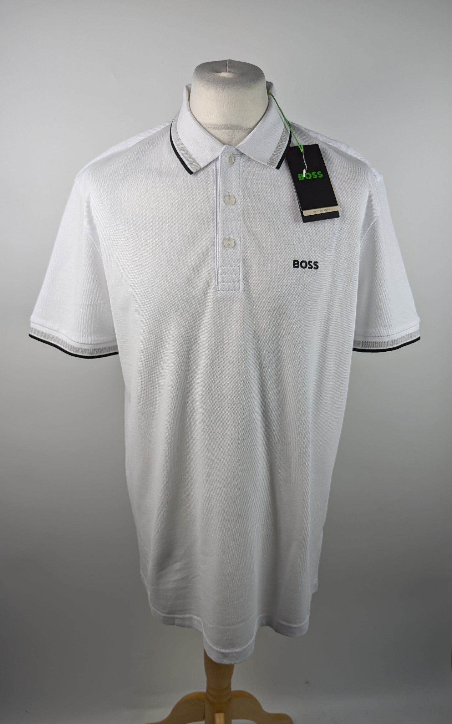 Boss Men's Paddy Polo Shirt - White