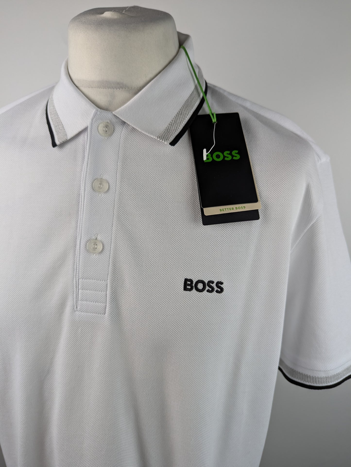 Boss Men's Paddy Polo Shirt - White
