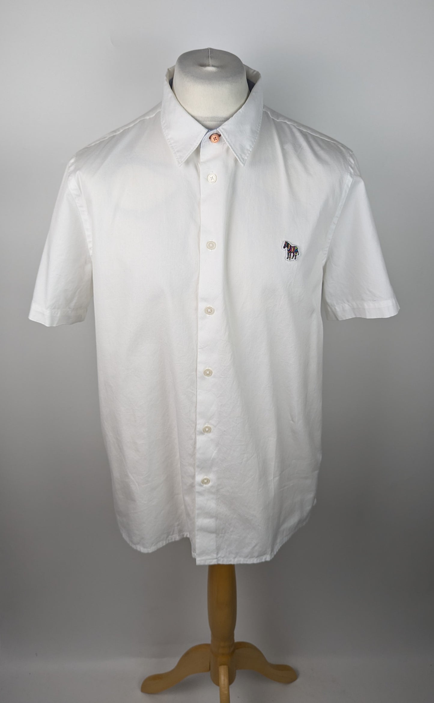 PS Paul Smith Zebra Short Sleeve Shirt - White