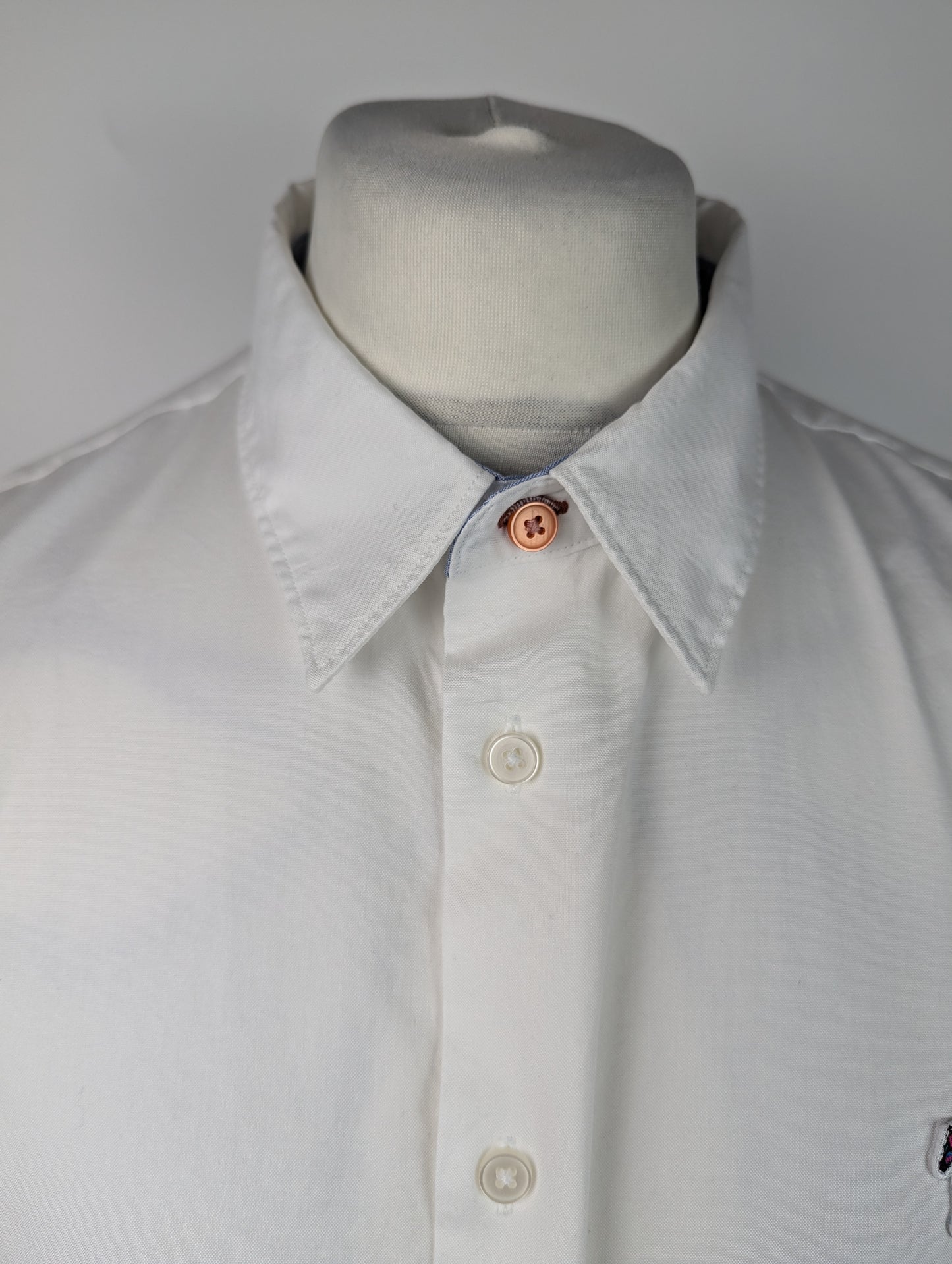 PS Paul Smith Zebra Short Sleeve Shirt - White