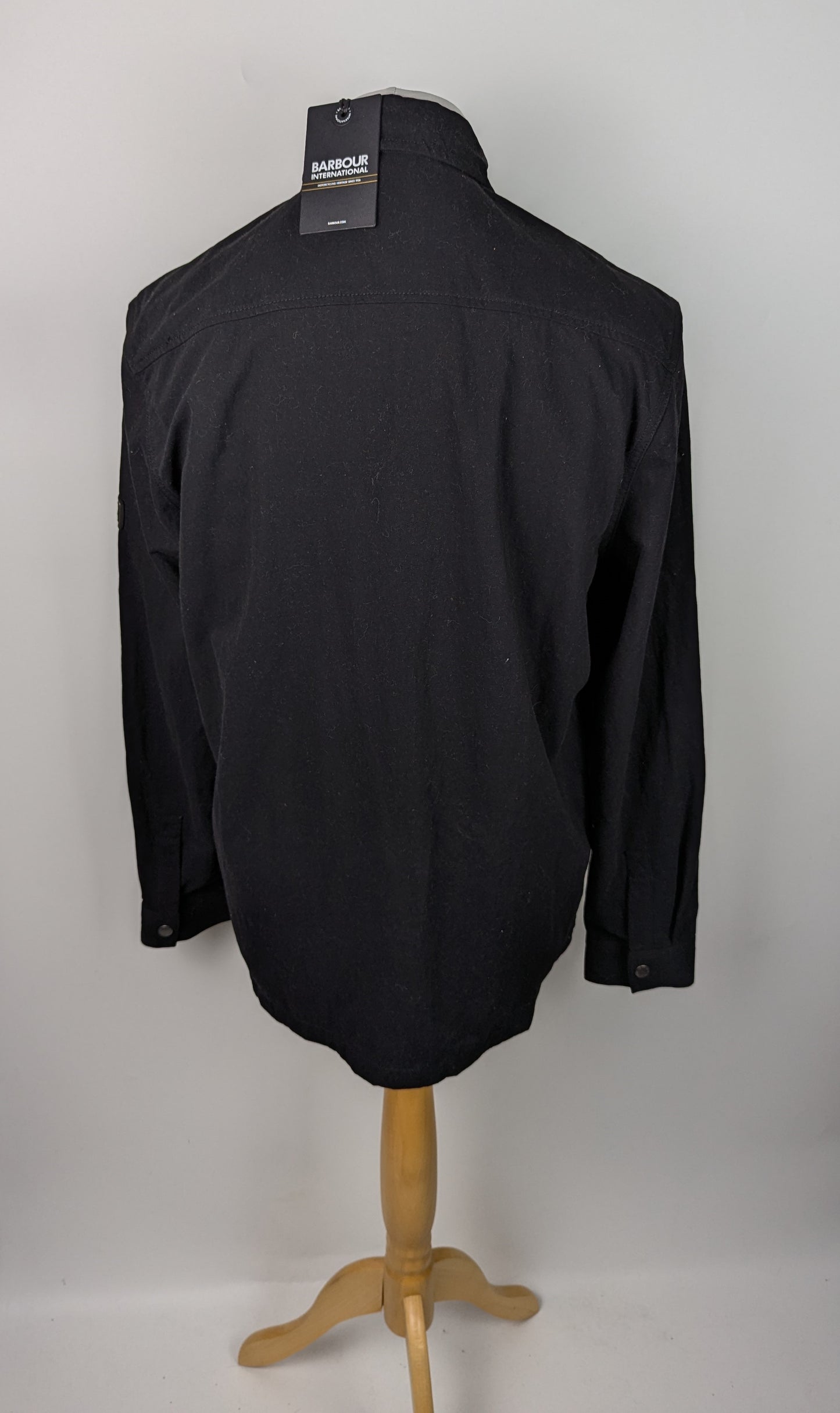 Barbour International Maze Peached Overshirt - Black