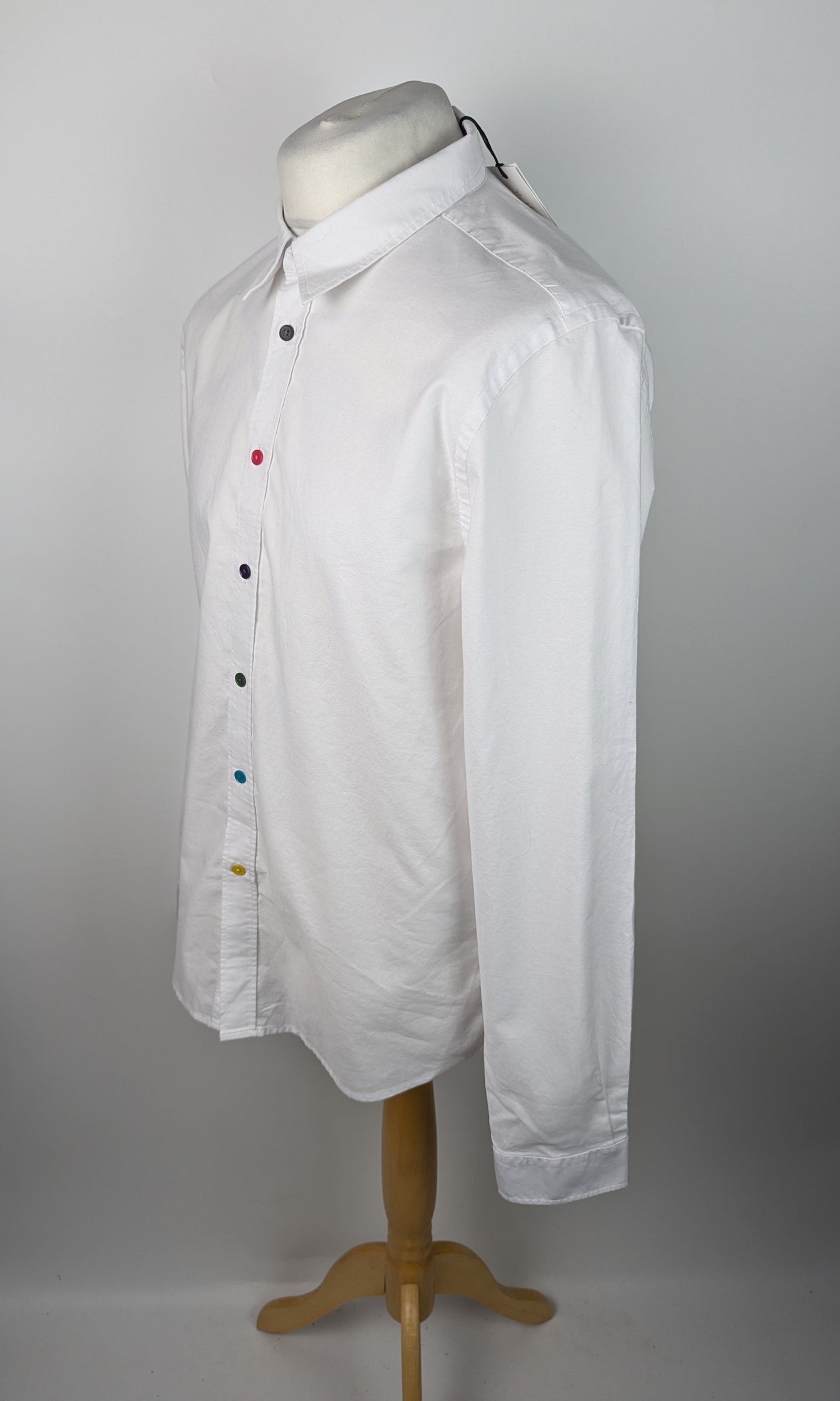 PS Paul Smith Multi Button Long Sleeve Shirt - White