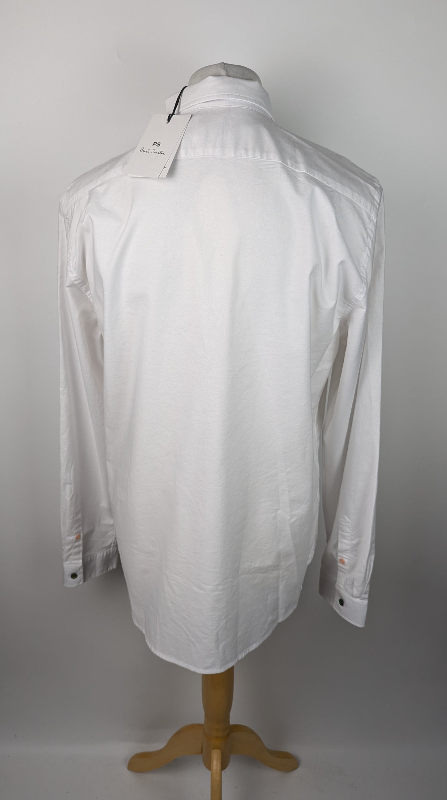 PS Paul Smith Multi Button Long Sleeve Shirt - White
