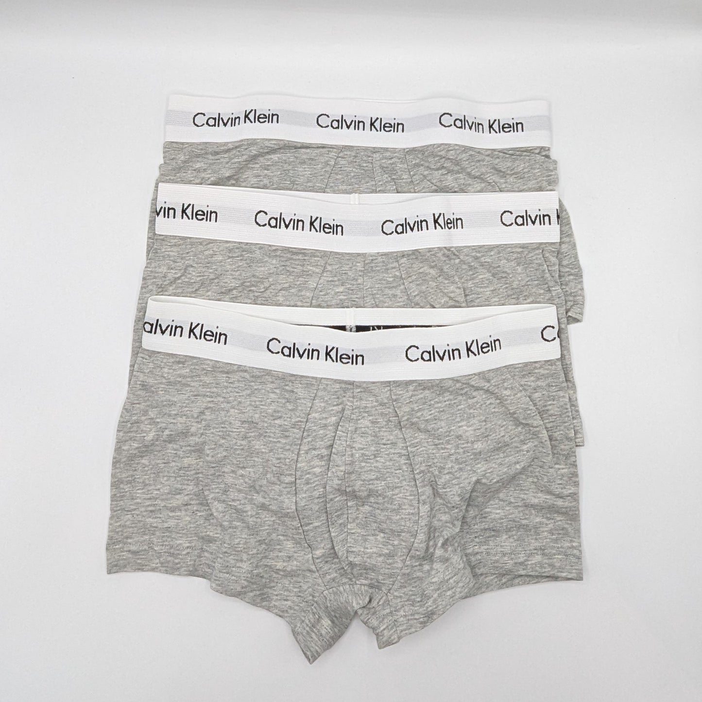 Calvin Klein Low Rise Cotton Stretch Boxer Shorts - Grey
