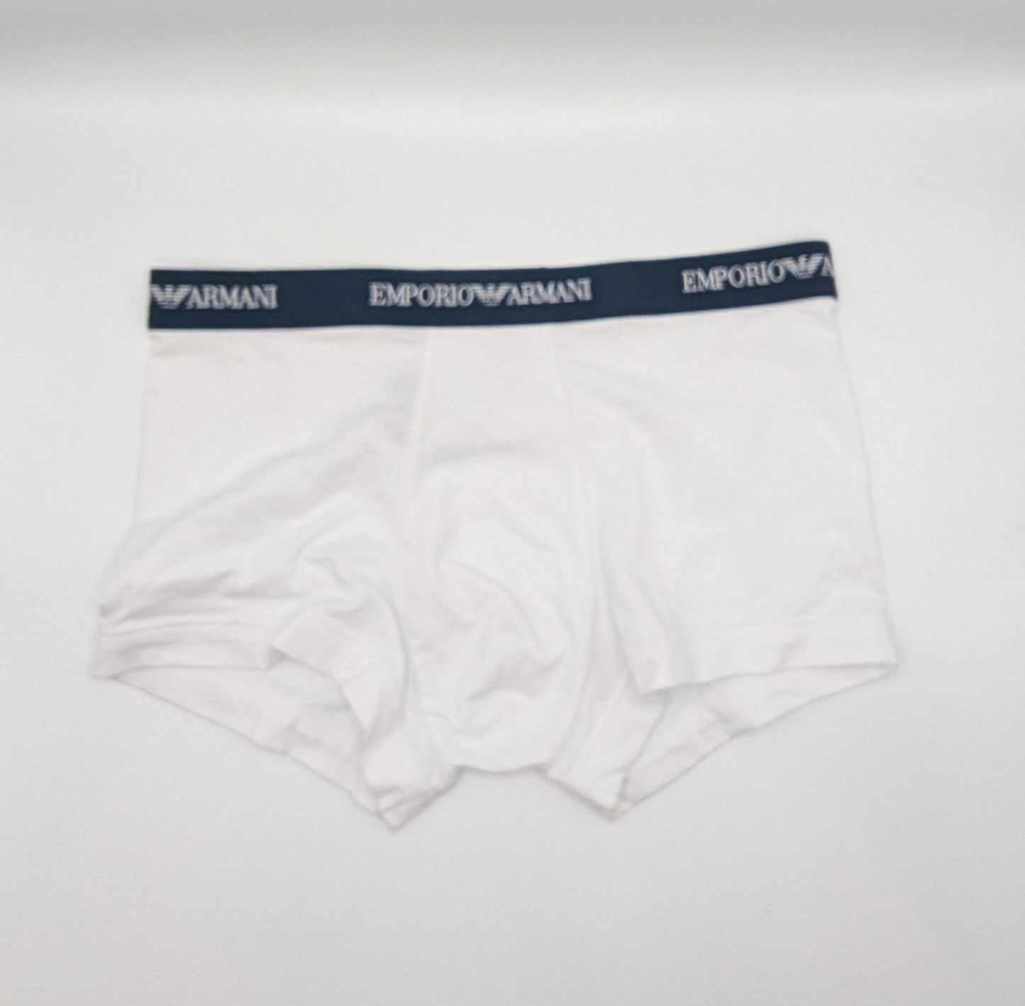 EMPORIO ARMANI Core 2 Pack Boxer Shorts - White / Navy