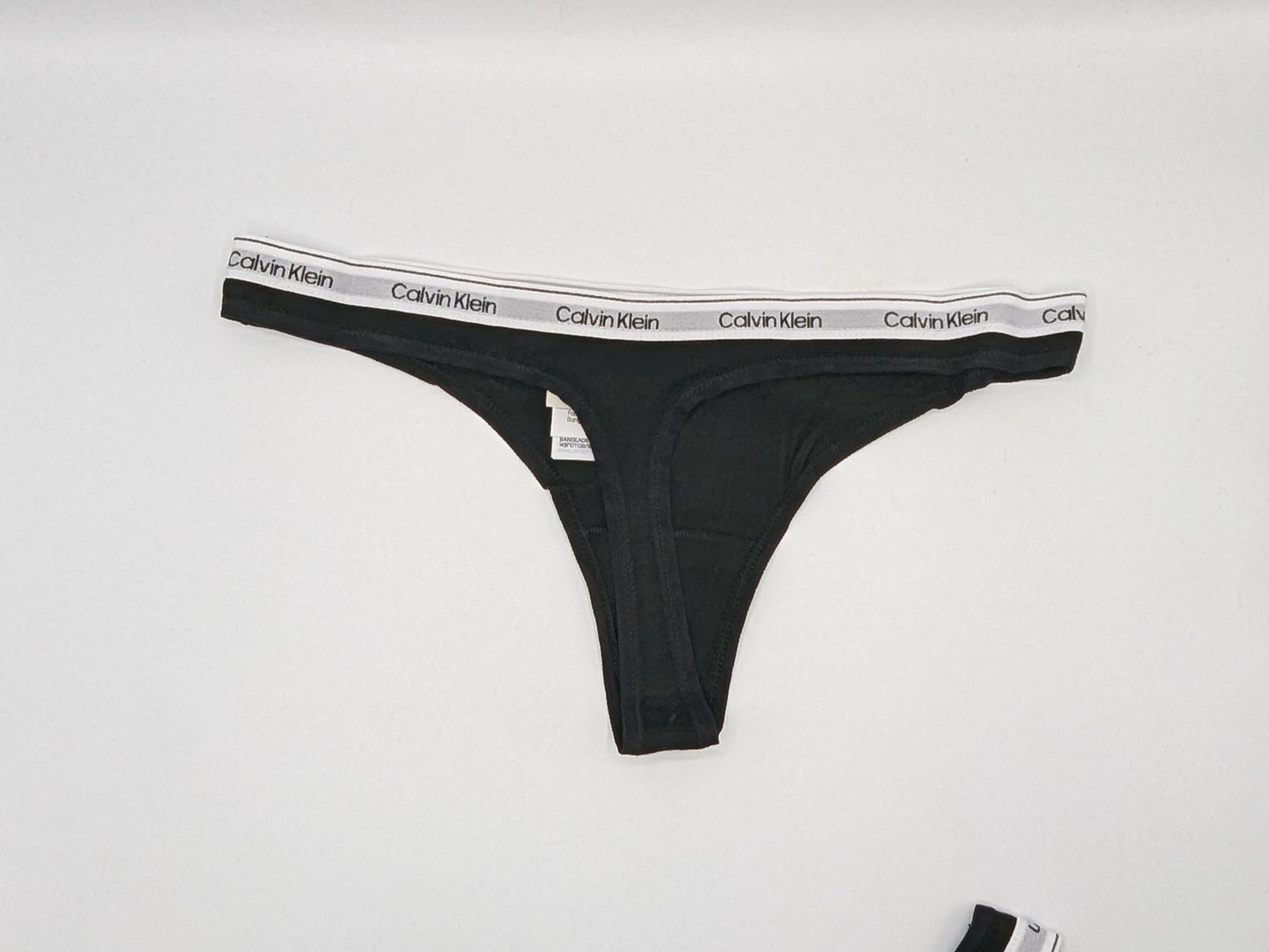 Calvin Klein x3 Pack Thongs - Black