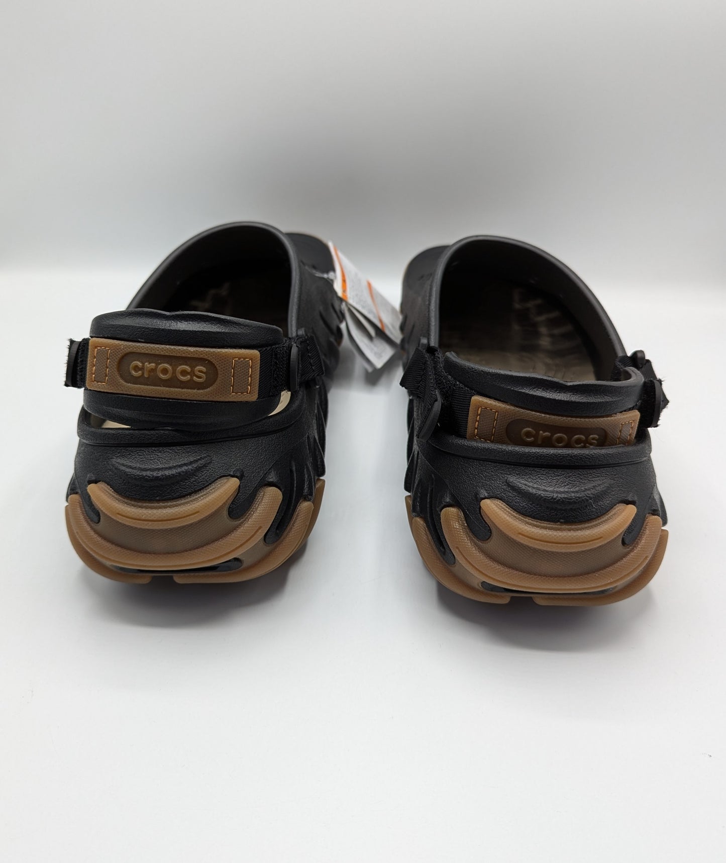 Crocs Echo Gum Ro Clog Mens Slip On - Black / Gum