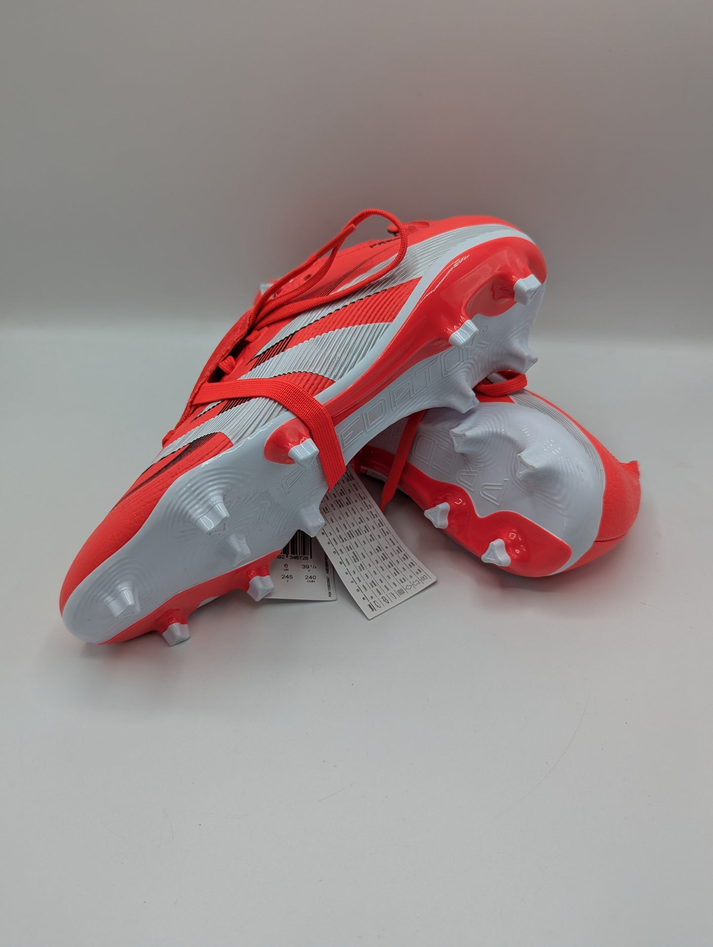 adidas Predator League Fold-Over Tongue Firm Ground Football Boots - Red / White