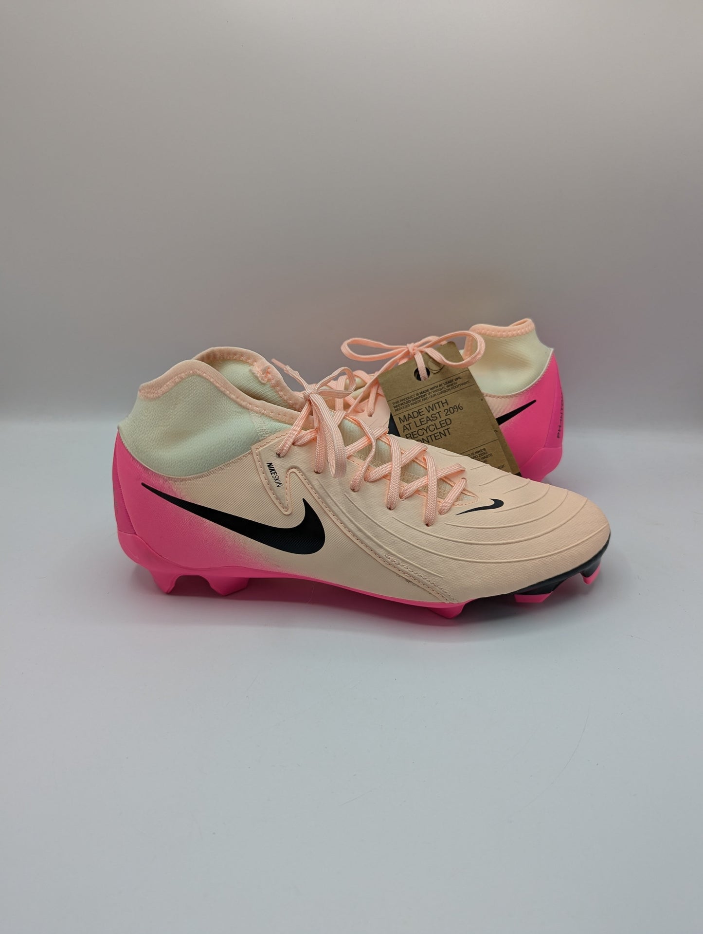 Nike Phantom Luna II Academy Firm Ground Football Boots - Orange / Pink