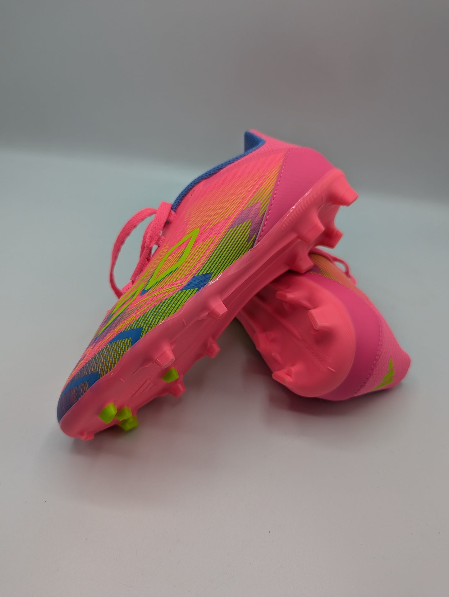 Adidas F50 League Childrens Firm Ground Football Boots - Pink