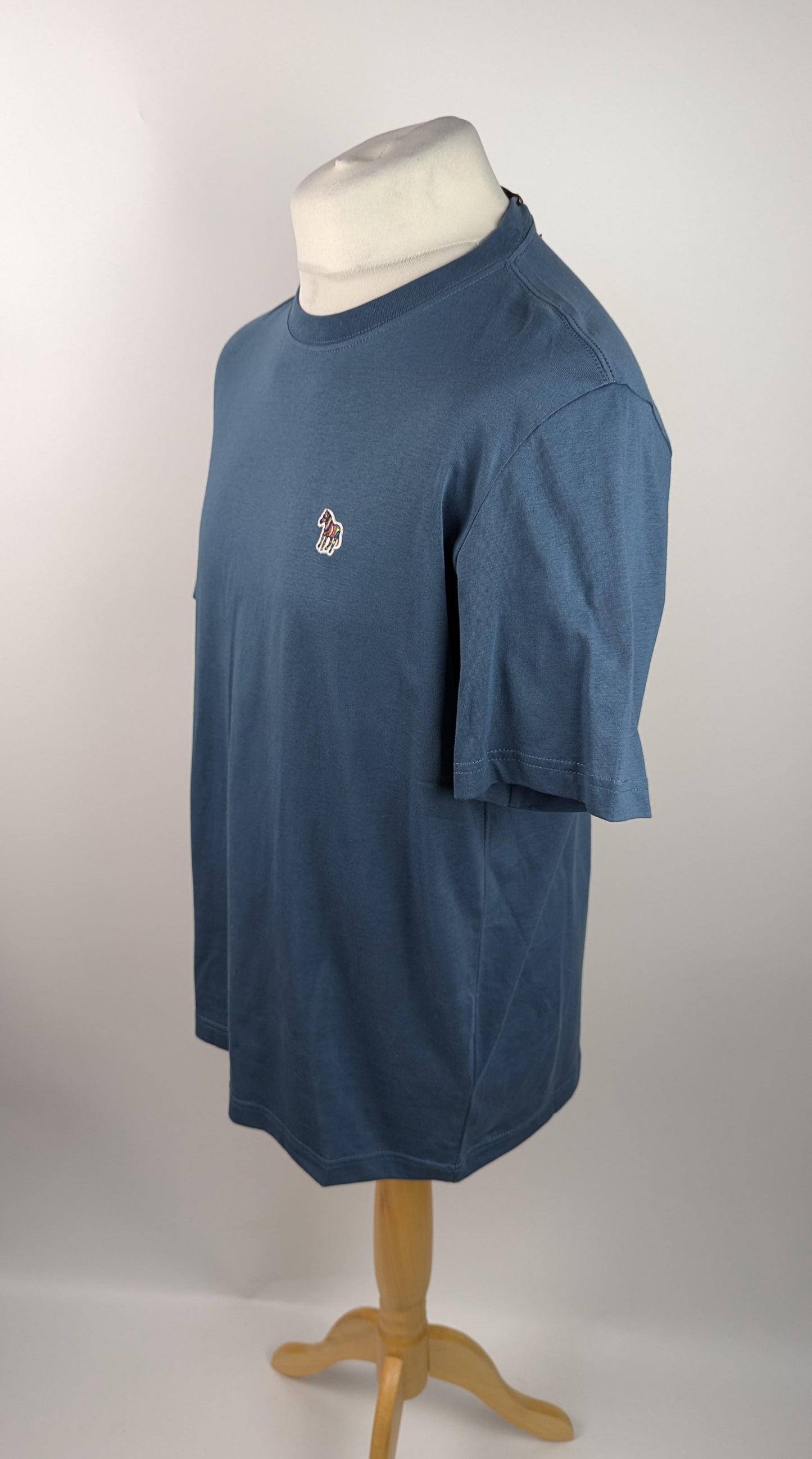 PS PAUL SMITH Zebra Crew Neck T-Shirt - Blue