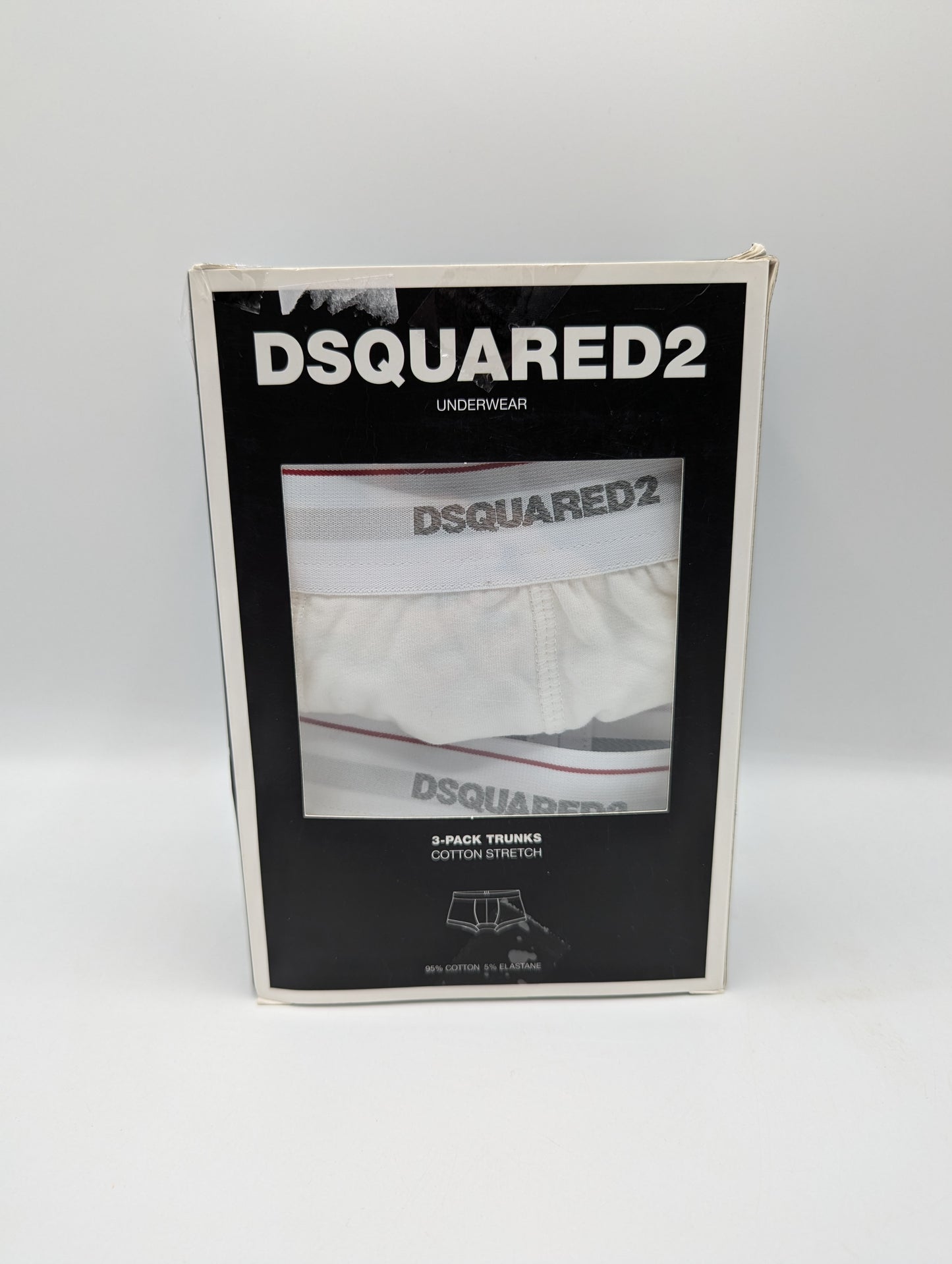 DSQUARED2 2 Pack Boxer Briefs - White