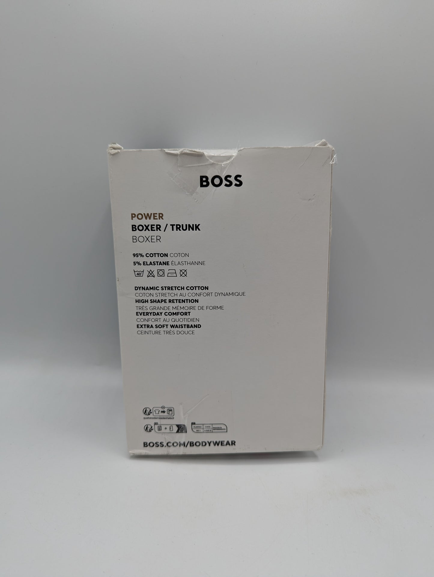 Boss 2 Pack Mens Boxer Briefs - Black/ Green
