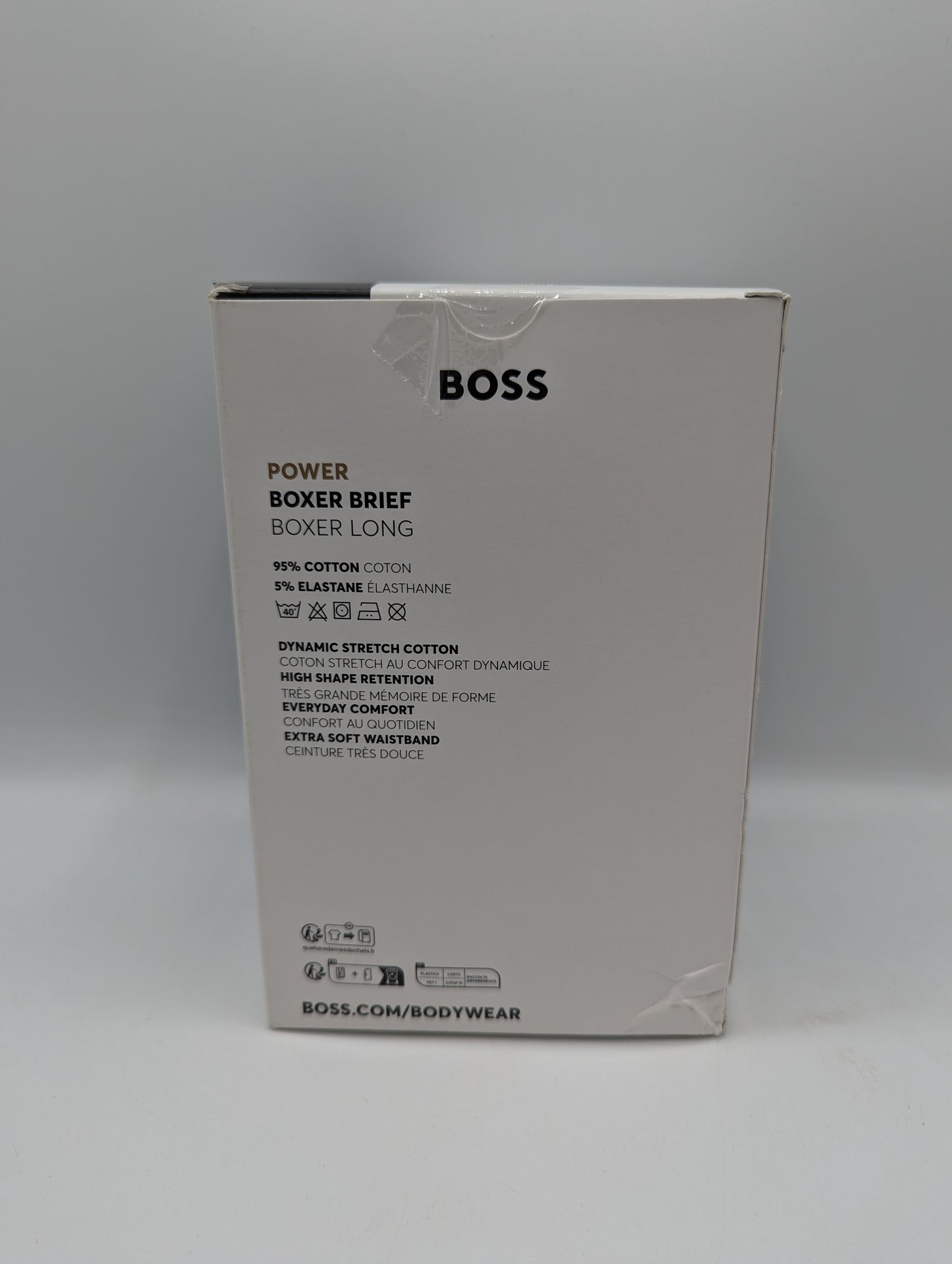 BOSS 3 Pack Power Boxer Shorts - Black / Navy / Green