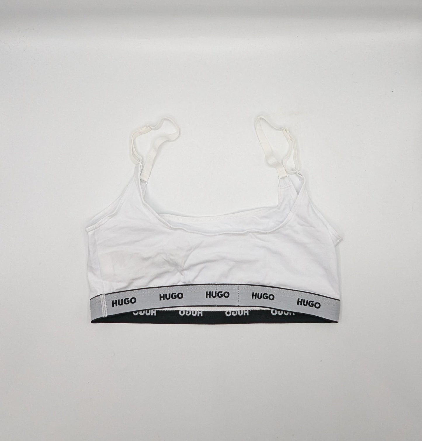 Hugo Sports Bralette 2 Pack - White