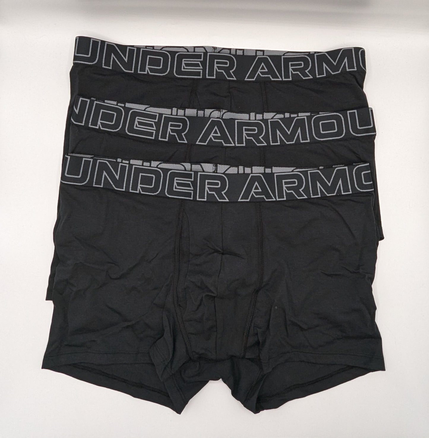Under Armour Workout Boxers 3-Pack Mens - Black