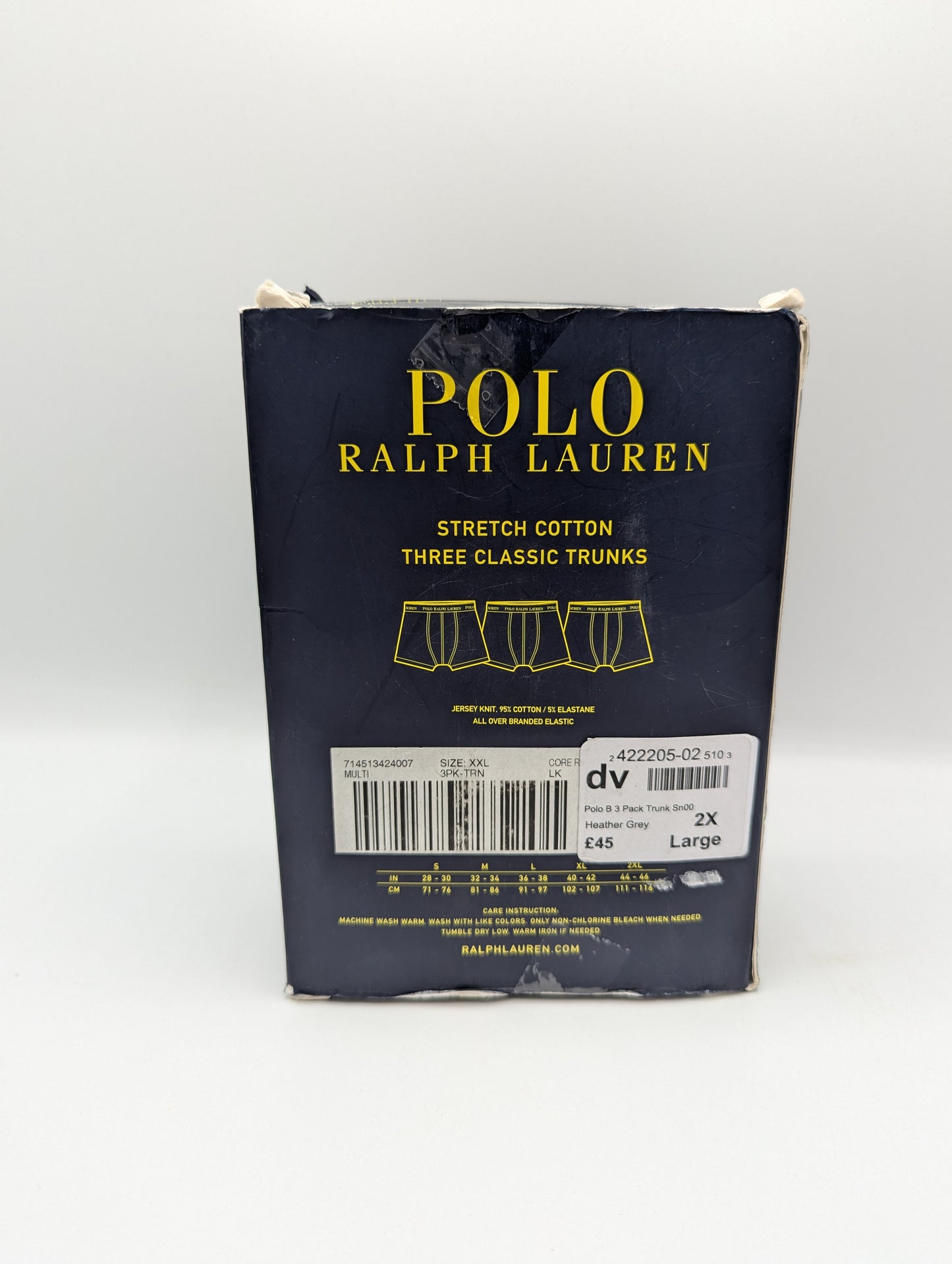 Polo Ralph Lauren Men's 2-Pack Cotton Trunks - Grey