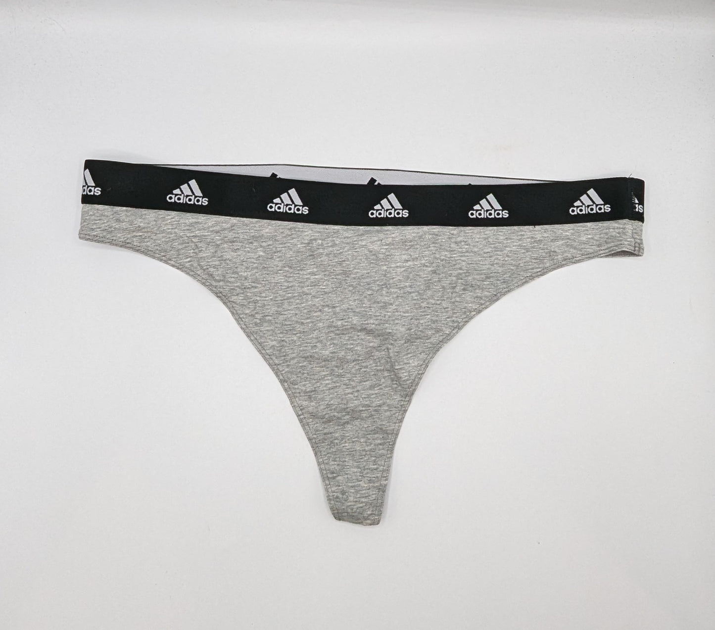 Adidas Active Comfort Cotton Thong - Black / Gey / White