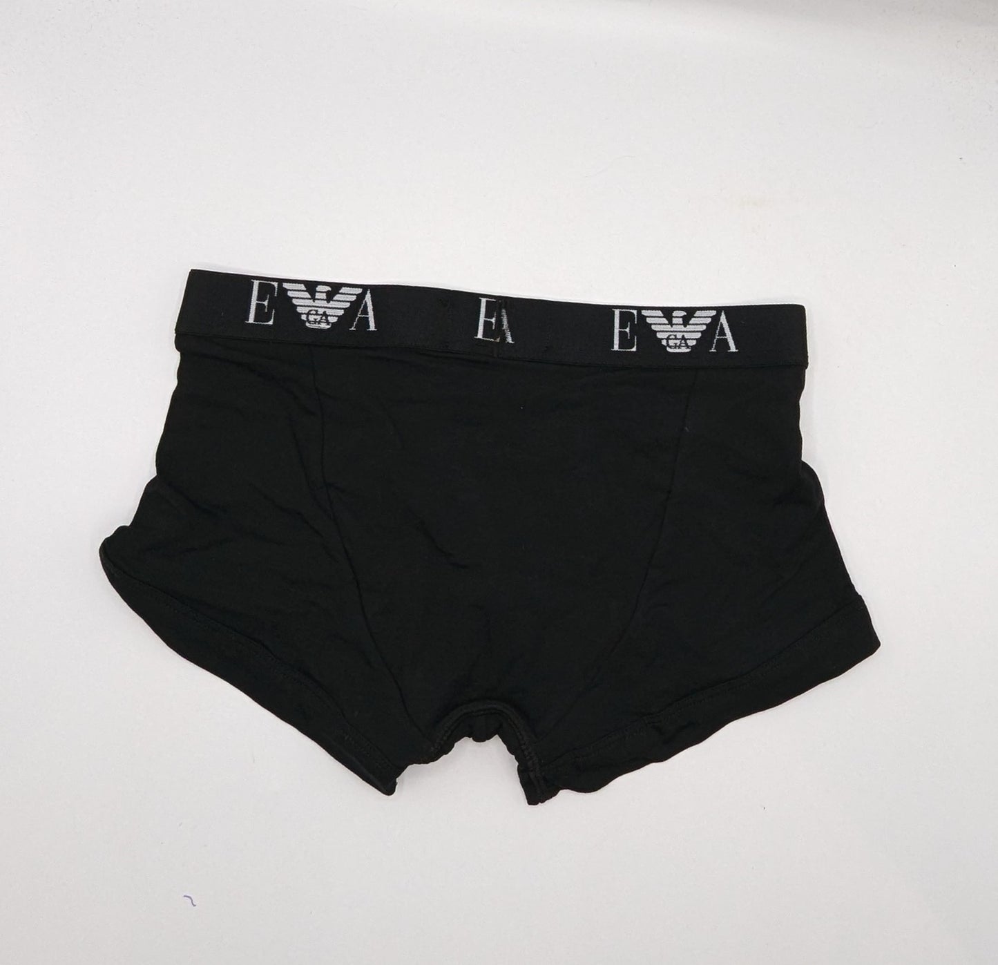 EMPORIO ARMANI Monogram 2 Pack Boxer Shorts - Black