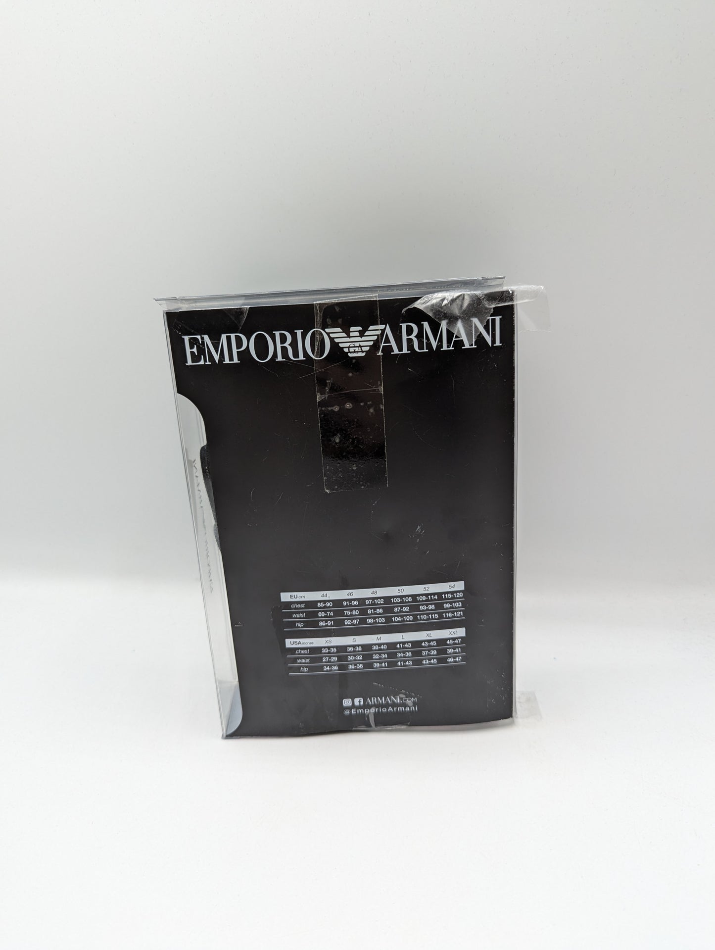 EMPORIO ARMANI Mens 2 Pack Briefs - Black