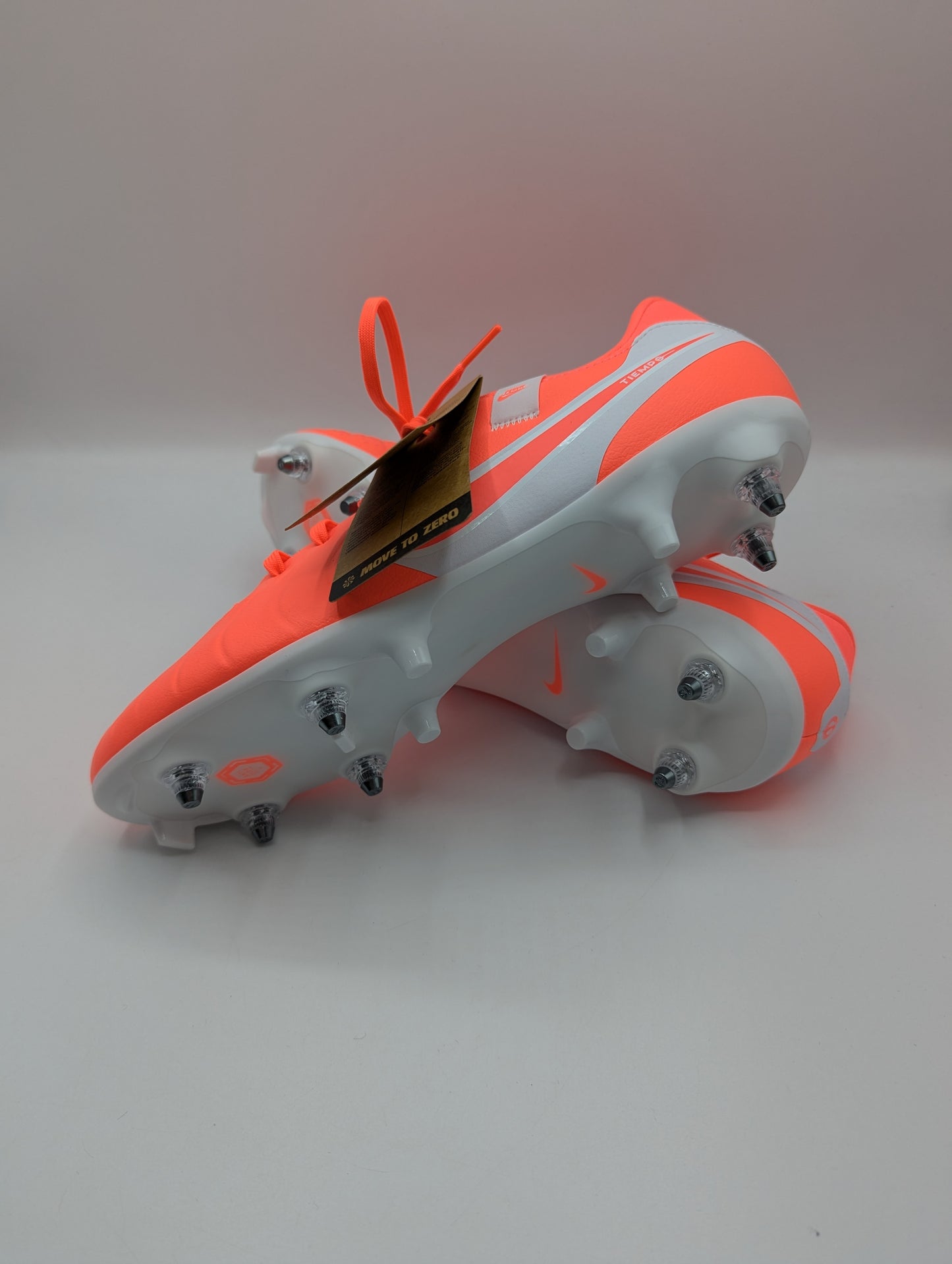 Nike Tiempo Legend 10 Academy Adults Soft Ground Football Boots - Red / White