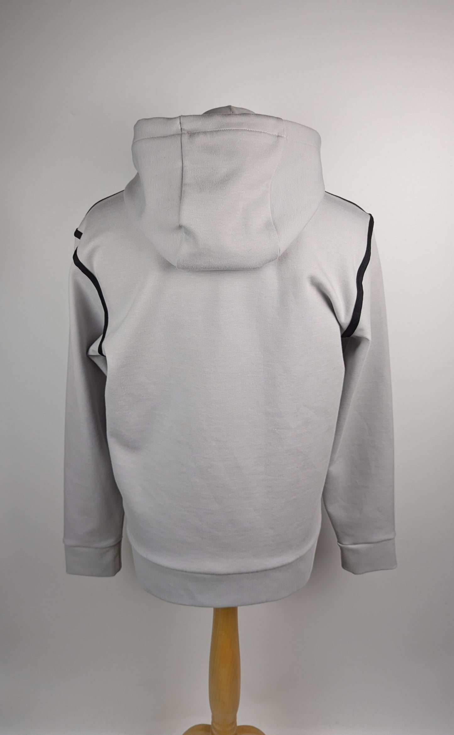 Boss Mens Saggy Tape X Zip-up Hoodie - Light Grey