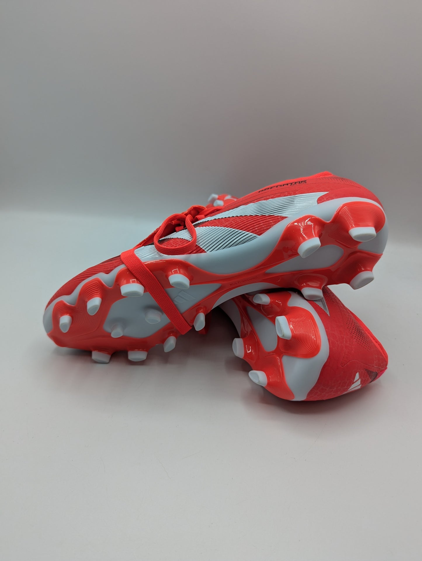 Adidas Predator Pro Fold-Over Multi Ground Football Boots - Red / White / Black