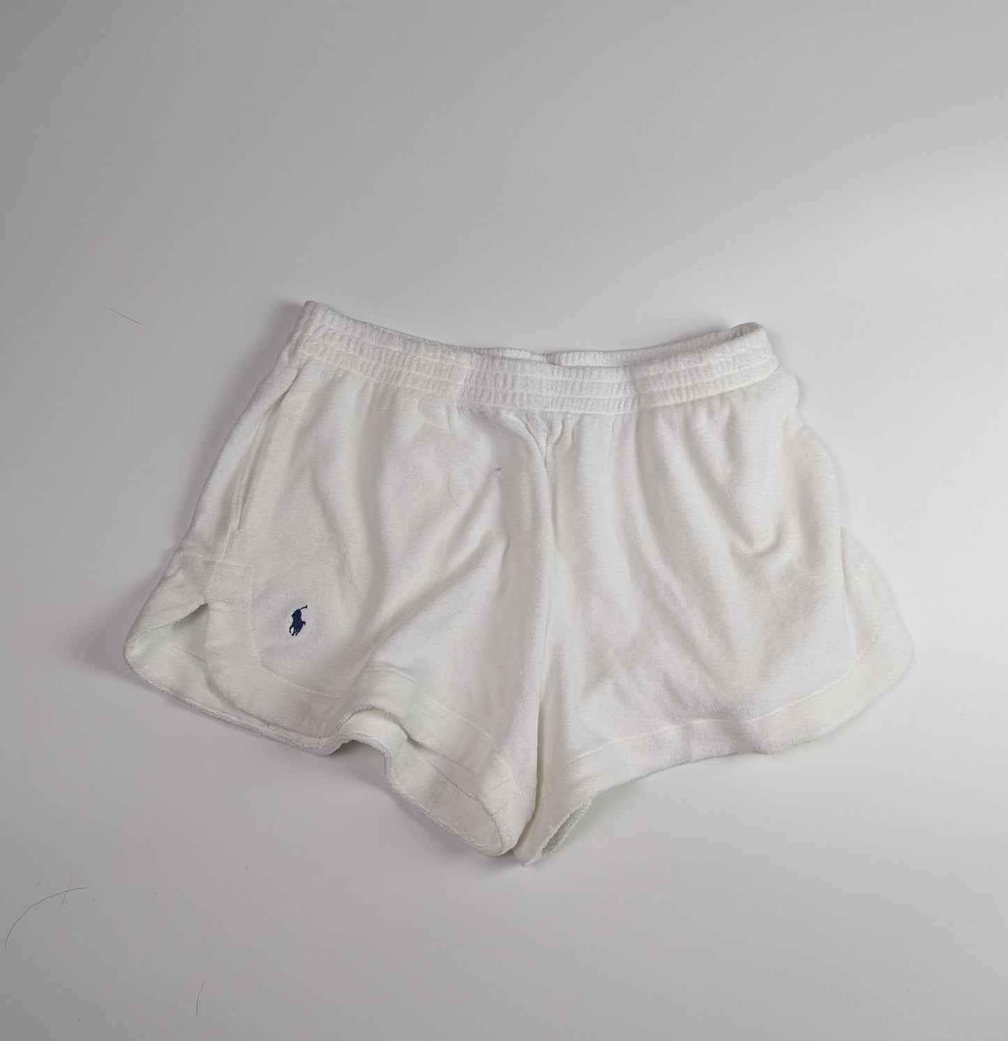 Polo Ralph Lauren Womens Terry Shorts Set - White