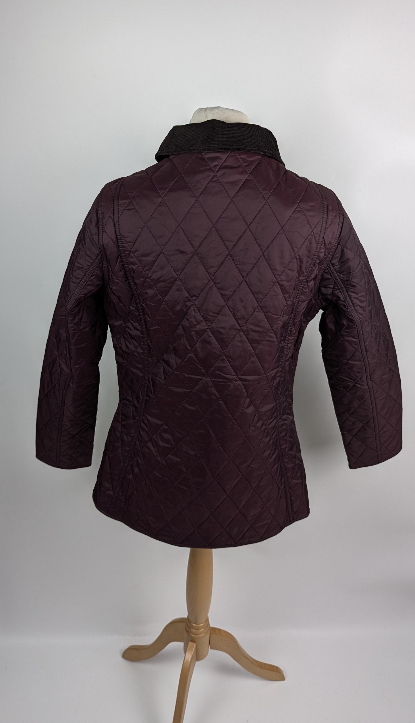 Barbour Womens Annandale Diamond Quilted Jacket -Dark Purple