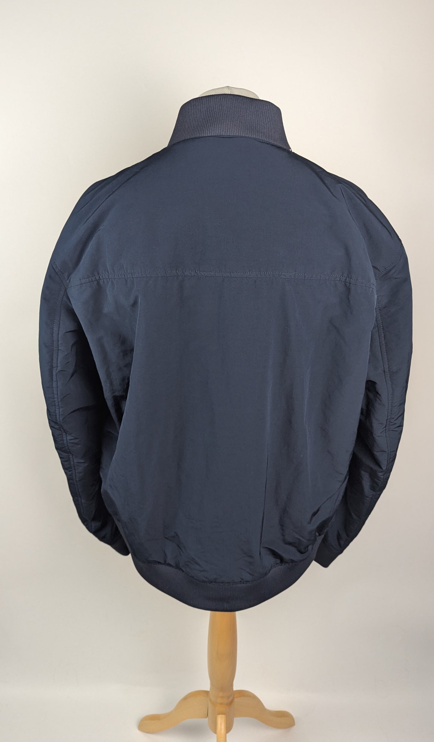 Boss H-Combee Mens Bomber Jacket - Dark Blue