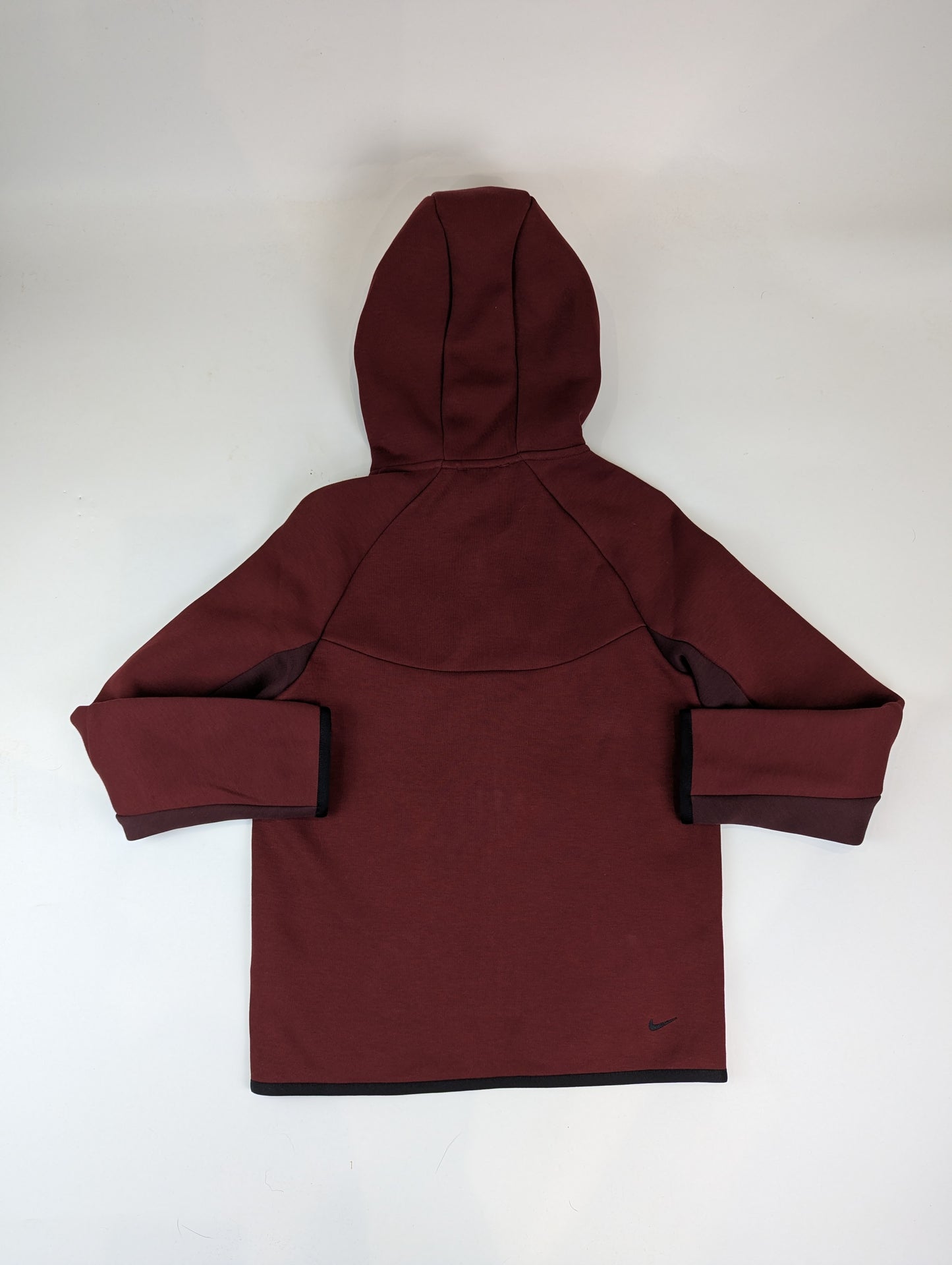 Nike Sportswear Tech Fleece Full-Zip Hoodie Juniors -Burgundy
