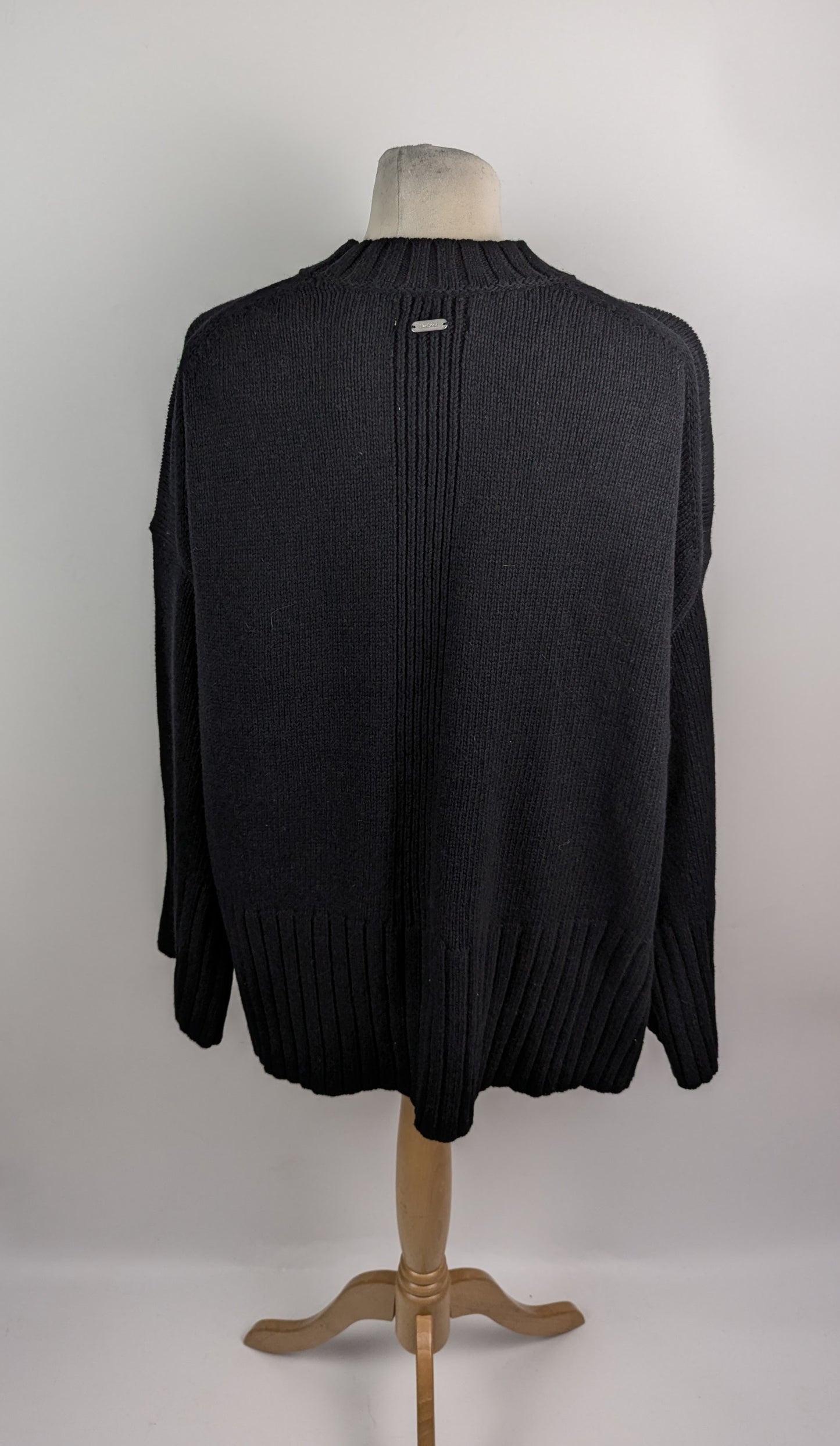 Barbour Womens Sophia Crew Neck Jumper - Black