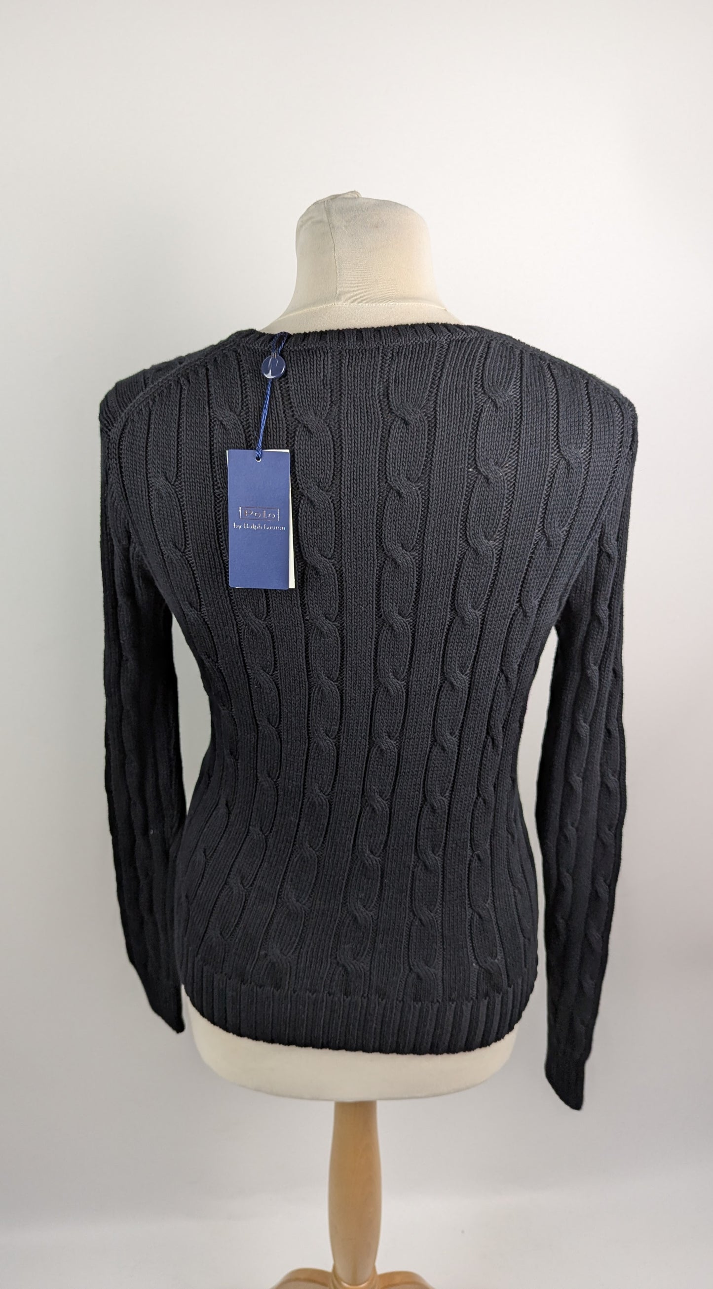 Polo Ralph Lauren Women's Cable-Knit Jumper - Black