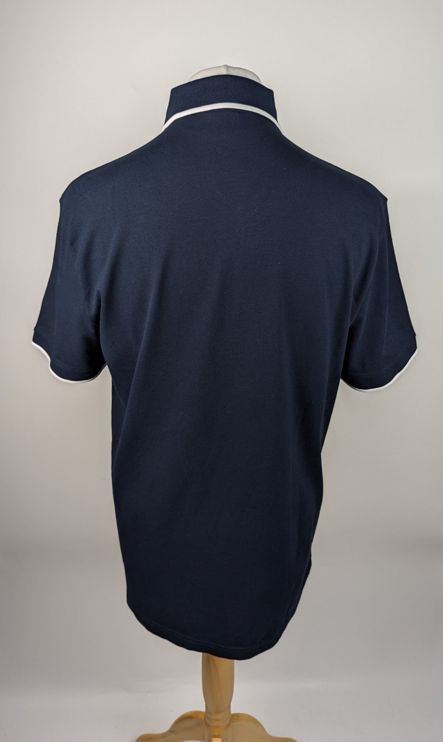 BOSS Passertip Slim Fit Polo Shirt - Dark Blue