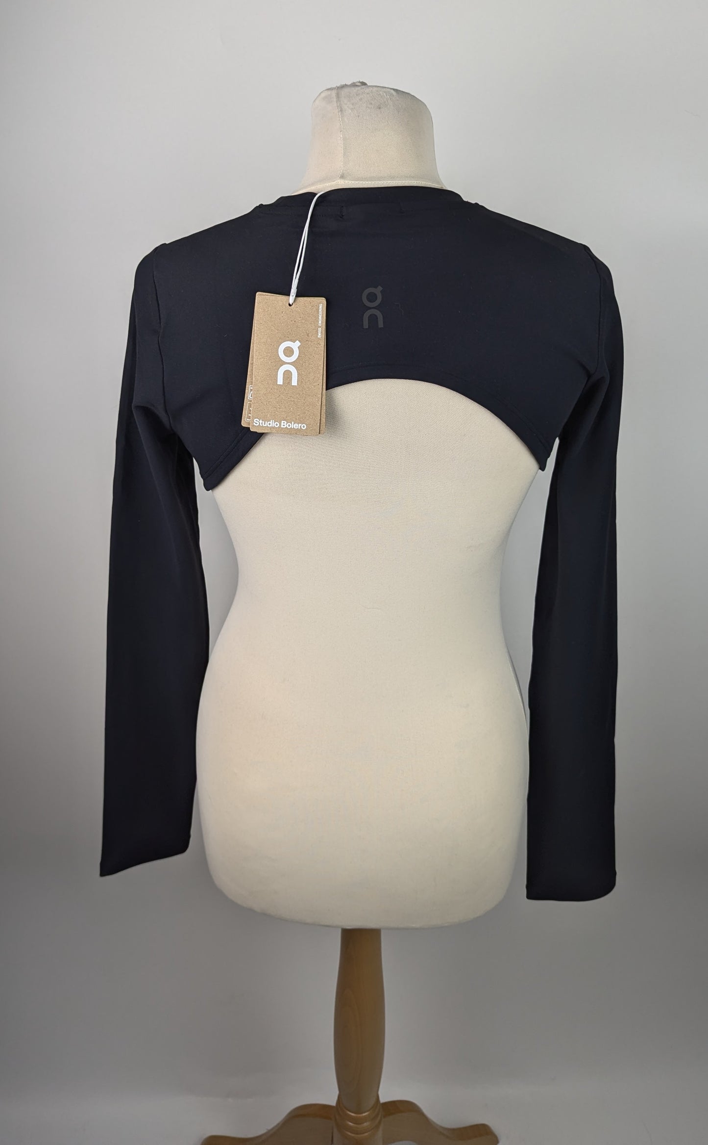 ON Women's Studio Bolero Long-Sleeve Performance Gym Top - Black
