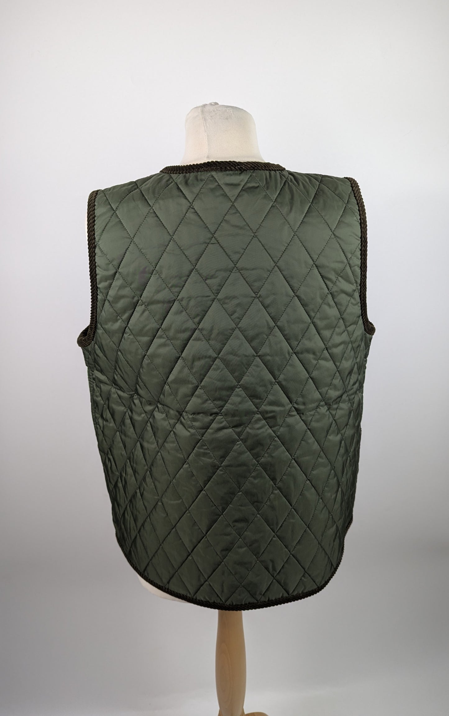 Barbour Women's Enid Diamond Quilted Sleeveless Gilet - Green