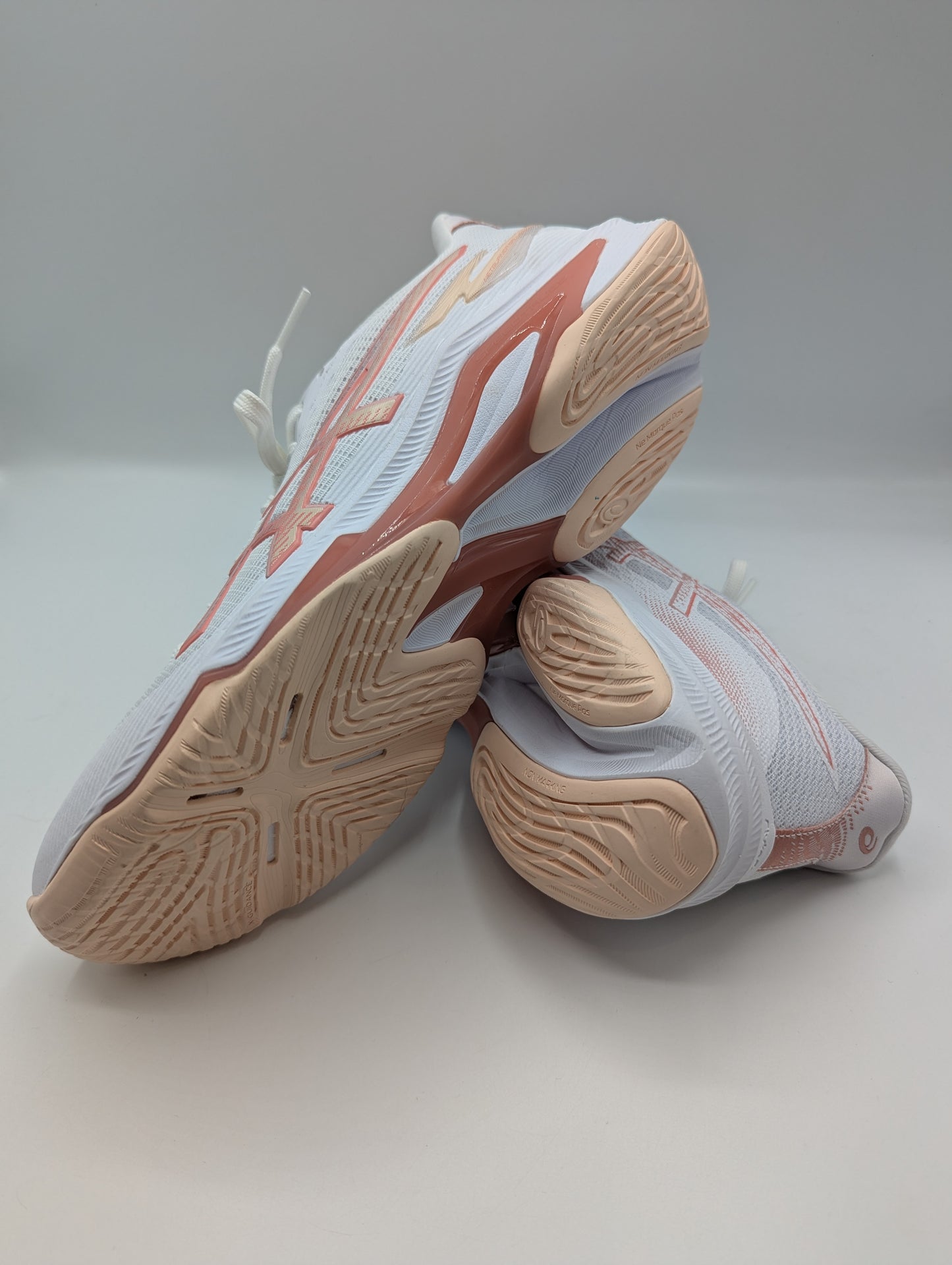 Asics Netburner Ballistic FF Netball Shoes Womens - White/Rose