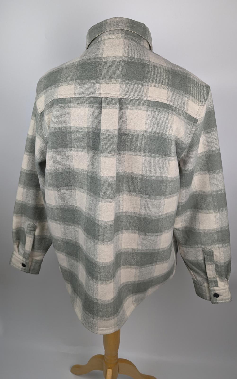 Boss Men's Lassie checked Overshirt - Light beige / Green