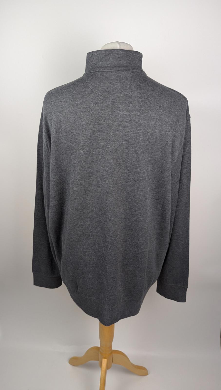 Polo Ralph Lauren Mens Luxury Jersey Quarter-Zip - Grey