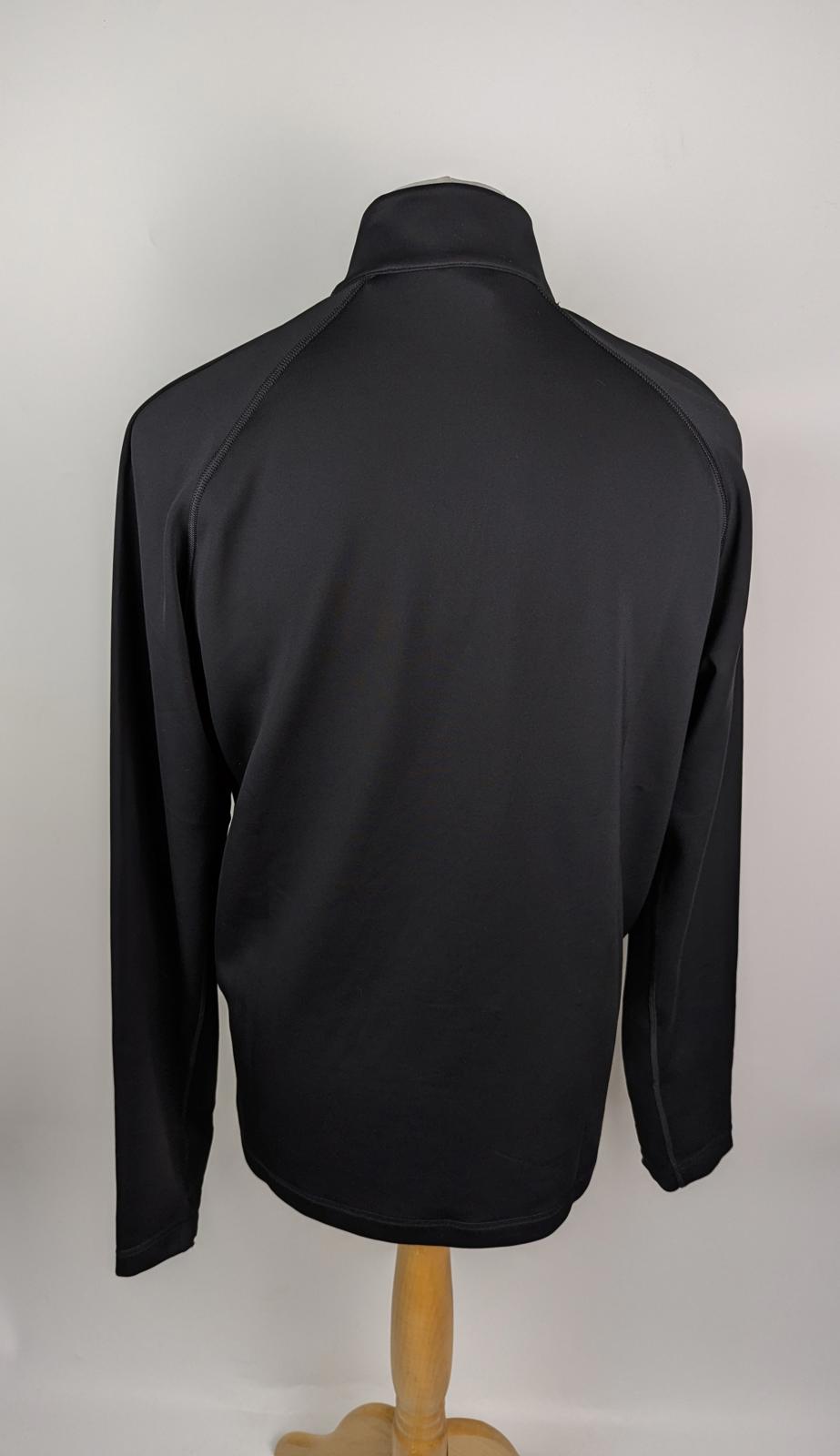 Boss Men's HBG Quarter-Zip active sweater - Black