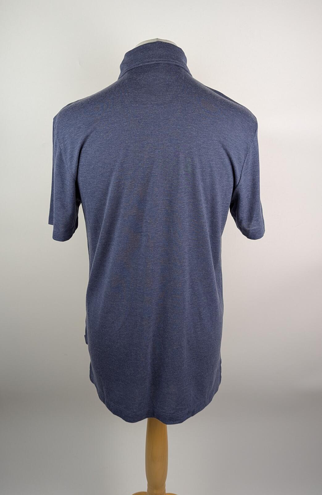 BOSS Mens Navy P-Pitton 62 Polo Shirt - Blue