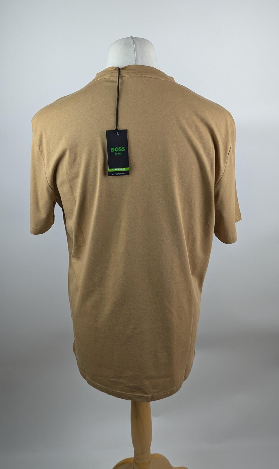 Boss Mens Short Sleeve Soft T-Shirt (Stormfish) - Brown