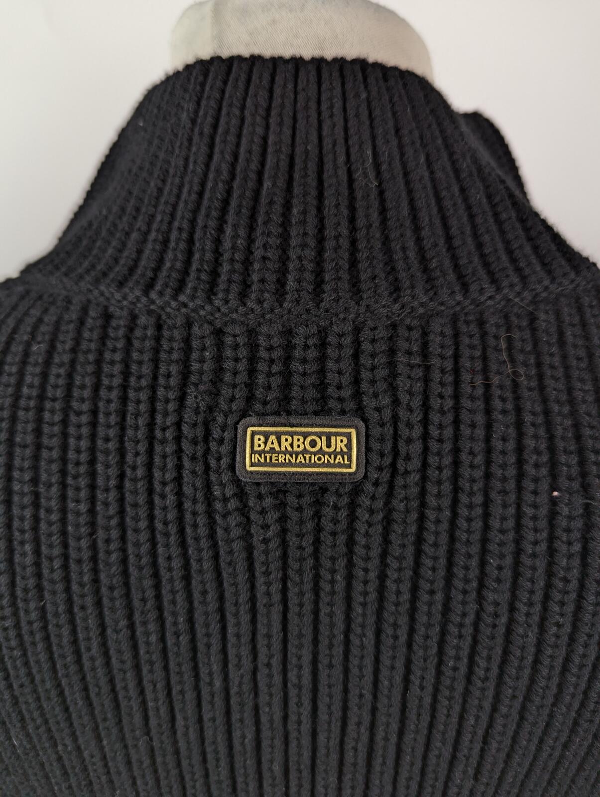 Barbour International Womens Clara Crew Neck sleeveless Jumper - Black