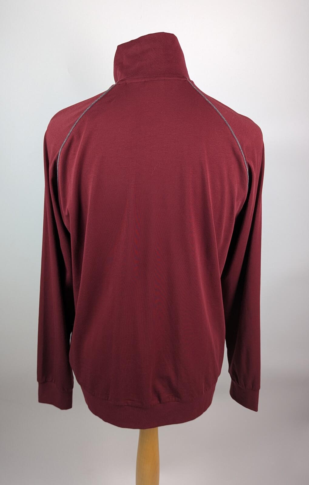 Boss Men's Mix & Match Full Zipped Jacket - Dark red