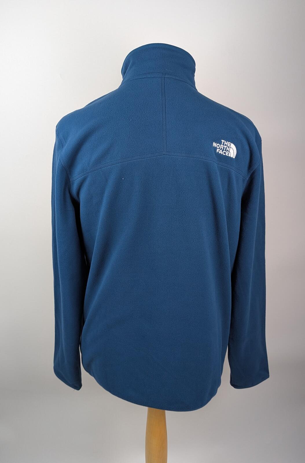 The North Face 100 Glacier Quarter Zip Fleece Mens - Midnight Petrol