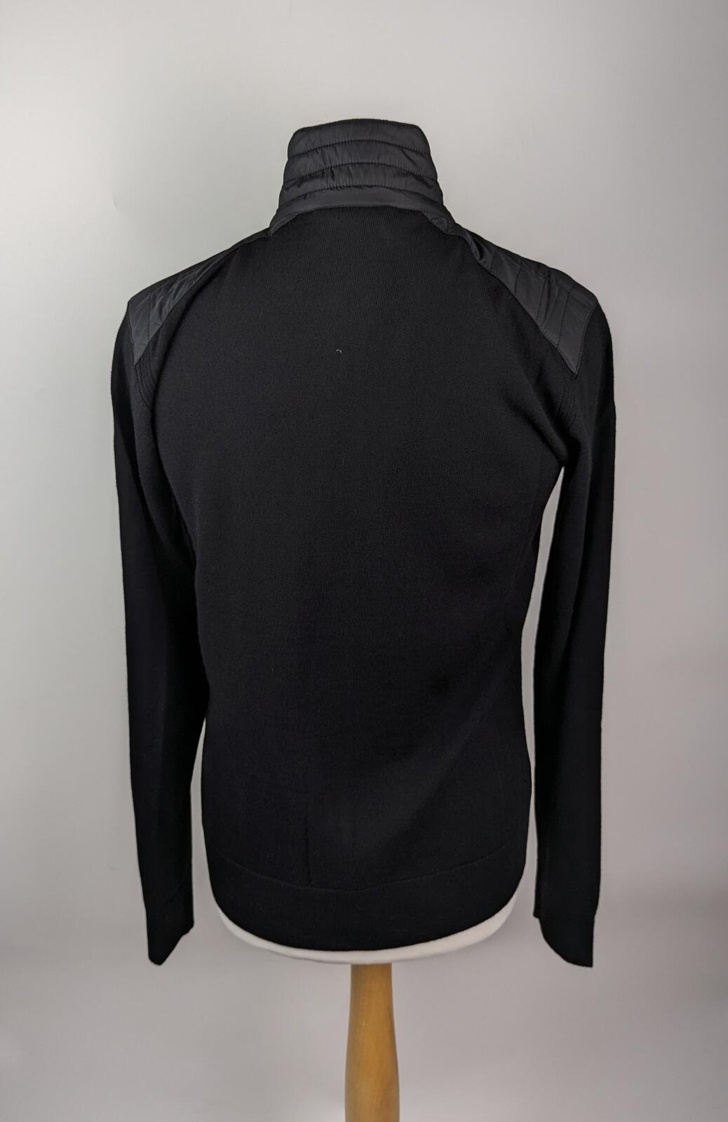 Belstaff Kelby Full Zip Cardigan - Black Merino Wool